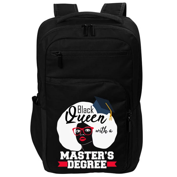 Masters Degree Black Queen Graduation Public Health Gift Impact Tech Backpack