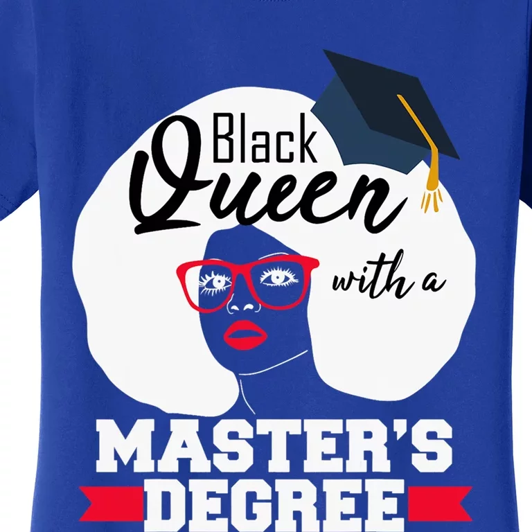 Masters Degree Black Queen Graduation Public Health Gift Women's T-Shirt