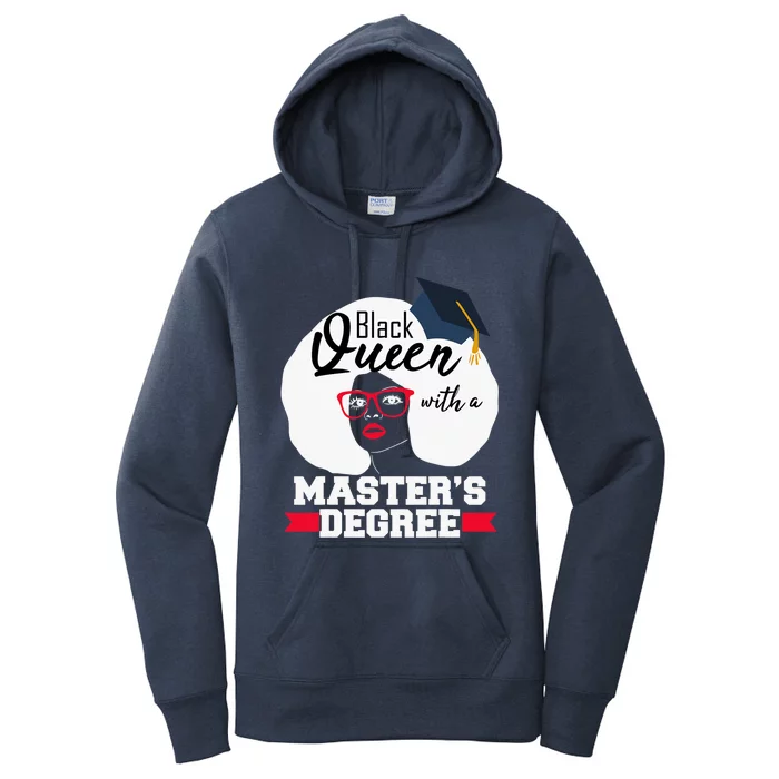 Masters Degree Black Queen Graduation Public Health Gift Women's Pullover Hoodie