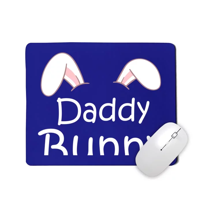 Mama Daddy Bunny Easter Day Dad Pregnant Mom Matching Couple Cute Gift Mousepad