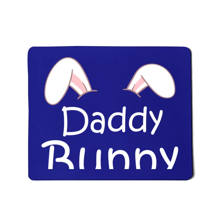 Mama Daddy Bunny Easter Day Dad Pregnant Mom Matching Couple Cute Gift Mousepad