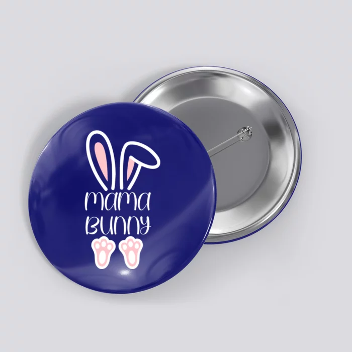 Mama Daddy Bunny Easter Day Dad Pregnant Mom Matching Couple Gift Button