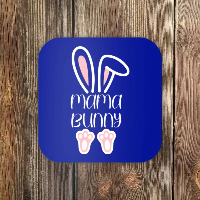 Mama Daddy Bunny Easter Day Dad Pregnant Mom Matching Couple Gift Coaster