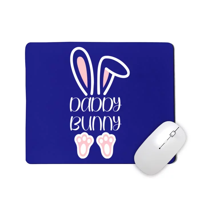 Mama Daddy Bunny Easter Day Dad Pregnant Mom Matching Couple Gift Mousepad