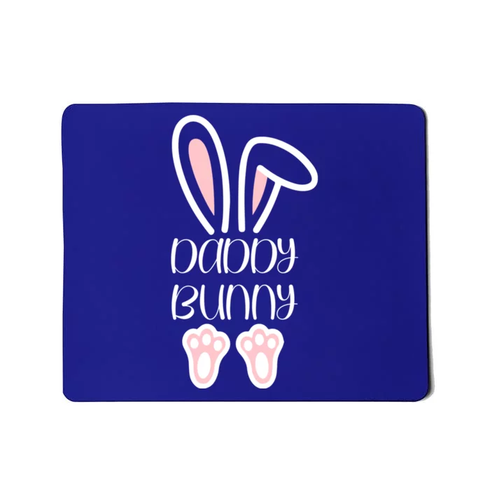 Mama Daddy Bunny Easter Day Dad Pregnant Mom Matching Couple Gift Mousepad