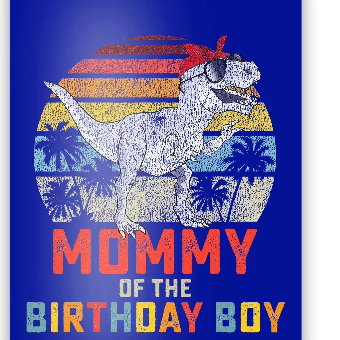 Mommy Dinosaur Birthday Mom Matching Family Poster