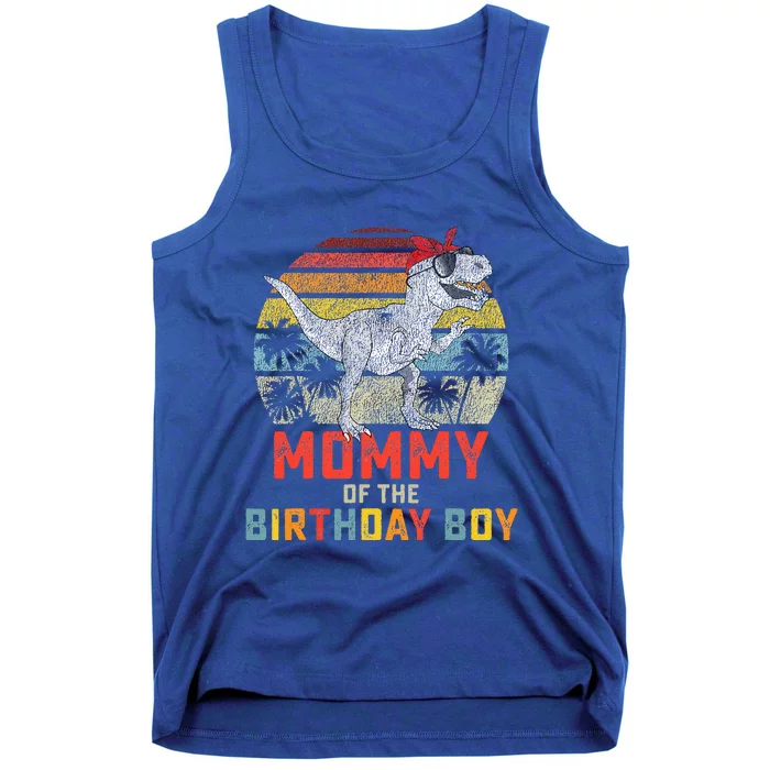 Mommy Dinosaur Birthday Mom Matching Family Tank Top