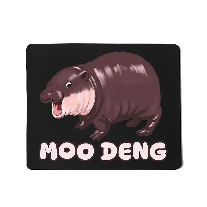 Moo Deng Bouncy Pig The Cute Baby Mousepad