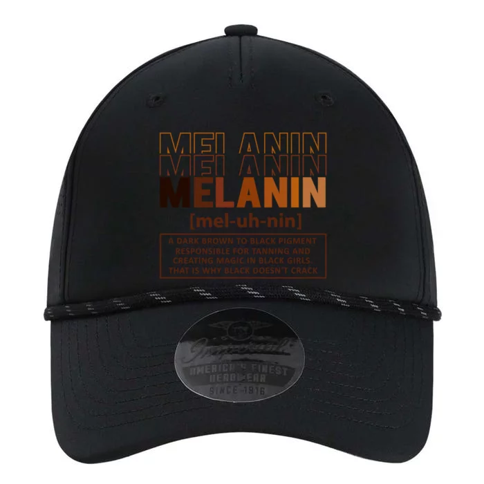 Melanin Definition Black History Month Black Gift Performance The Dyno Cap