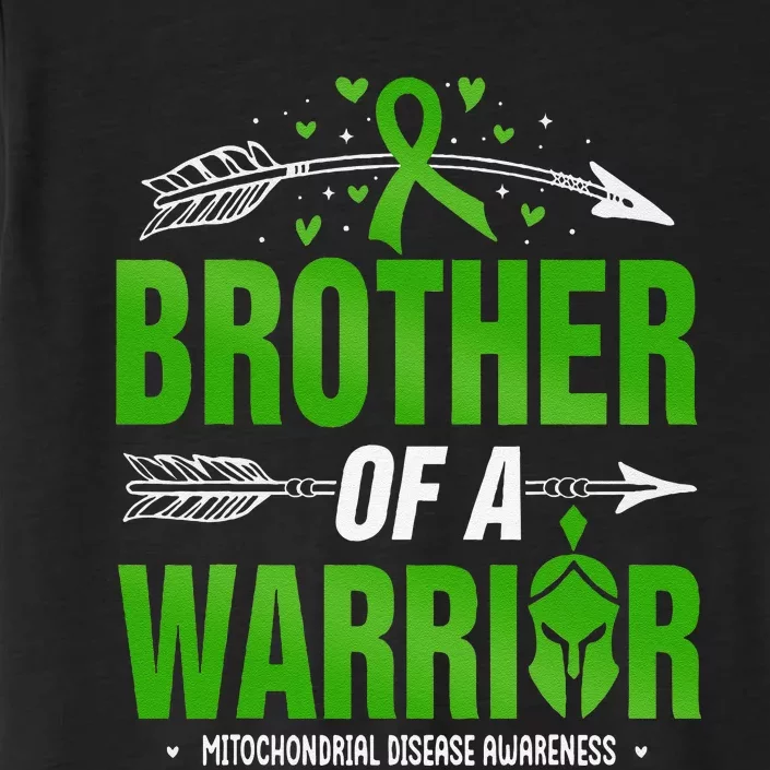 Mitochondrial Disease Brother Of A Warrior Green Ribbon ChromaSoft Performance T-Shirt