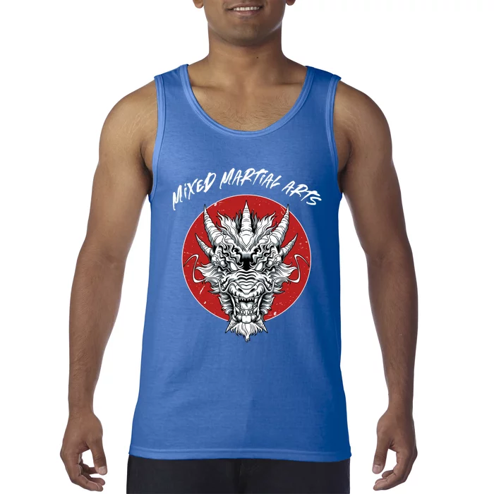 Mma Dragon Cage Fighter Free Fighting Mixed Martial Arts Gift Tank Top