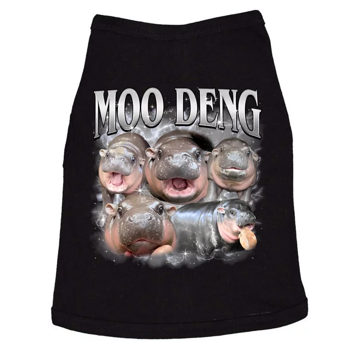 Moo Deng Cute Funny Hippo Doggie Tank