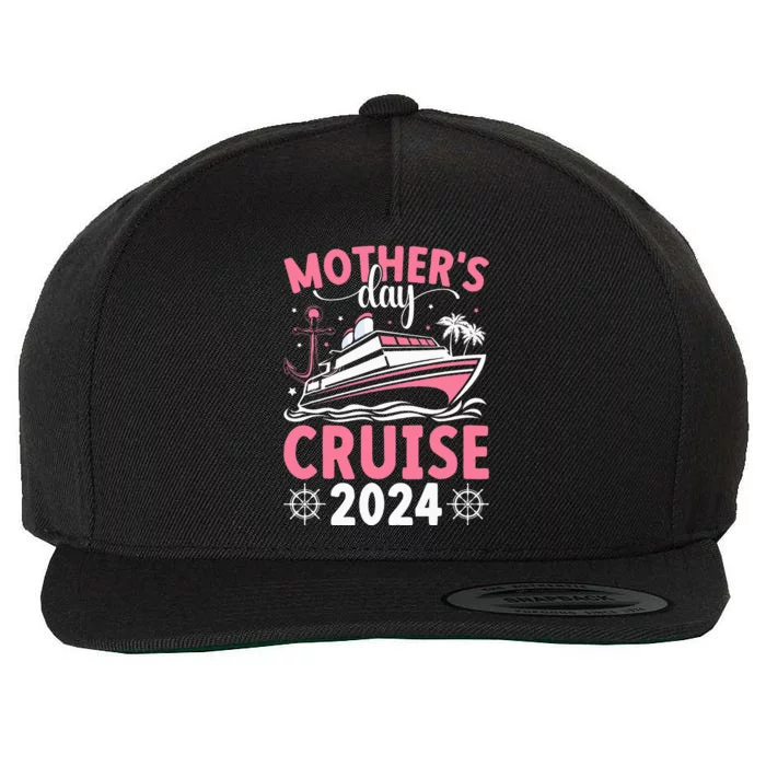 MotherS Day Cruise 2024 Family Vacation Cruising Tie Dye Wool Snapback Cap