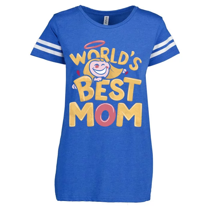 MotherS Day Celebration Graphic Enza Ladies Jersey Football T-Shirt