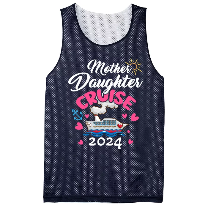 Mother Daughter Cruise 2024 Ship Travelling Cruise Trip 2024 Mesh Reversible Basketball Jersey Tank