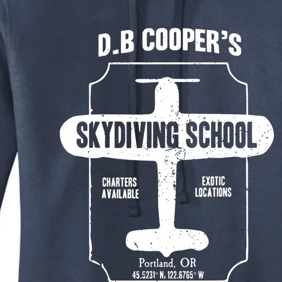 Men D.B. Cooper Skydiving School Women's Pullover Hoodie