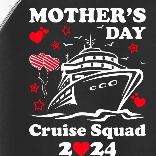 Mothers Day Cruise Squad 2024 Matching Family Toddler Fine Jersey T-Shirt