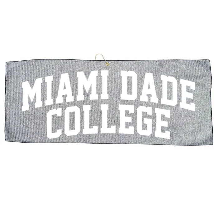 Miami Dade College 2 Retro Funny Gift Large Microfiber Waffle Golf Towel