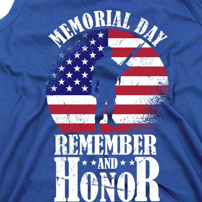 Memorial Day Cute Gift Honor And Remember The Fallen Gift Tank Top