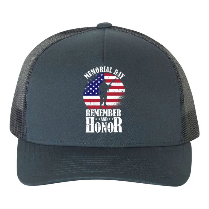 Memorial Day Cute Gift Honor And Remember The Fallen Gift Yupoong Adult 5-Panel Trucker Hat