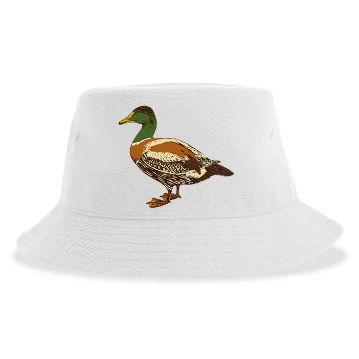 Mallard Duck Cute I Love Waterfowls Sustainable Bucket Hat