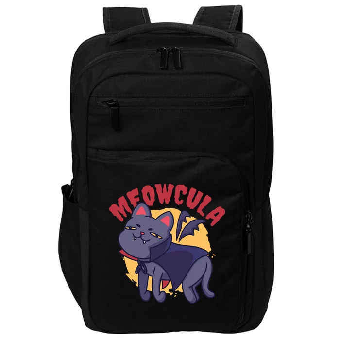 Meow Dracula Cat Cartoon Impact Tech Backpack