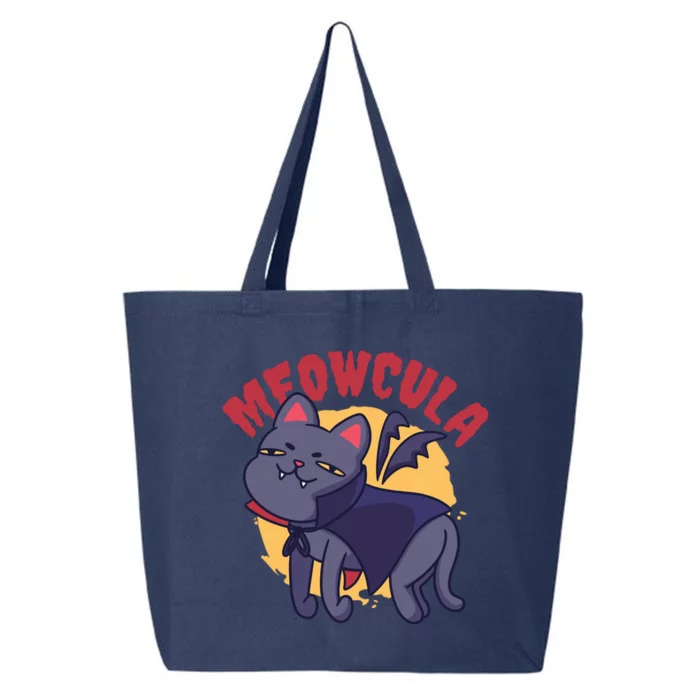 Meow Dracula Cat Cartoon 25L Jumbo Tote