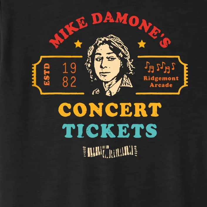 Mike Damones Concert Tickets Retro ChromaSoft Performance T-Shirt