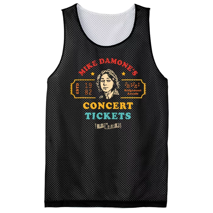 Mike Damones Concert Tickets Retro Mesh Reversible Basketball Jersey Tank