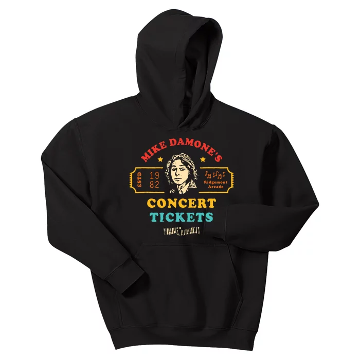 Mike Damone Concert Ticket Vintage Kids Hoodie