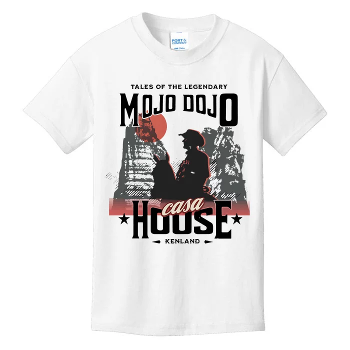 Mojo Dojo Casa House Funny Doll Trending Western Cowboy Kids T-Shirt