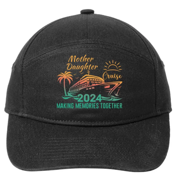 Mother Daughter Cruise 2024 7-Panel Snapback Hat