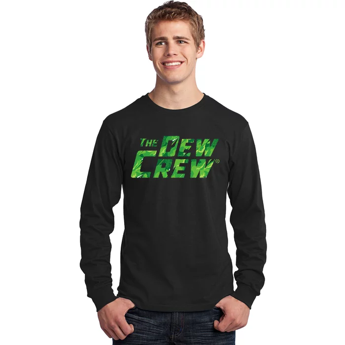 Mtn Dew Crew Camo Tagline Long Sleeve Shirt