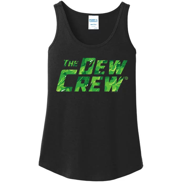 Mtn Dew Crew Camo Tagline Ladies Essential Tank