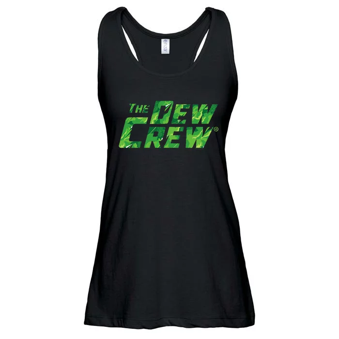 Mtn Dew Crew Camo Tagline Ladies Essential Flowy Tank