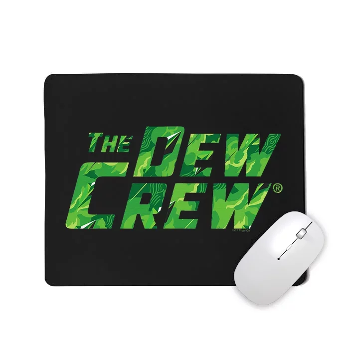 Mtn Dew Crew Camo Tagline Mousepad