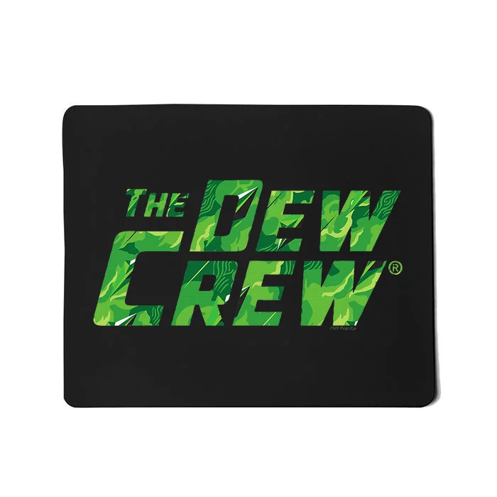 Mtn Dew Crew Camo Tagline Mousepad