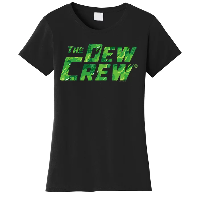 Mtn Dew Crew Camo Tagline Women's T-Shirt