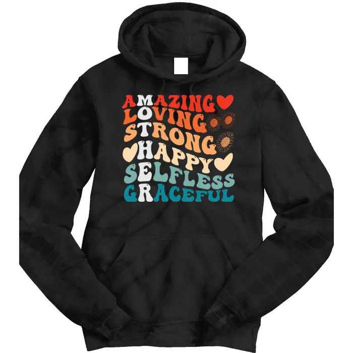 Mother Definition Cute Mothers Day Gift Tie Dye Hoodie