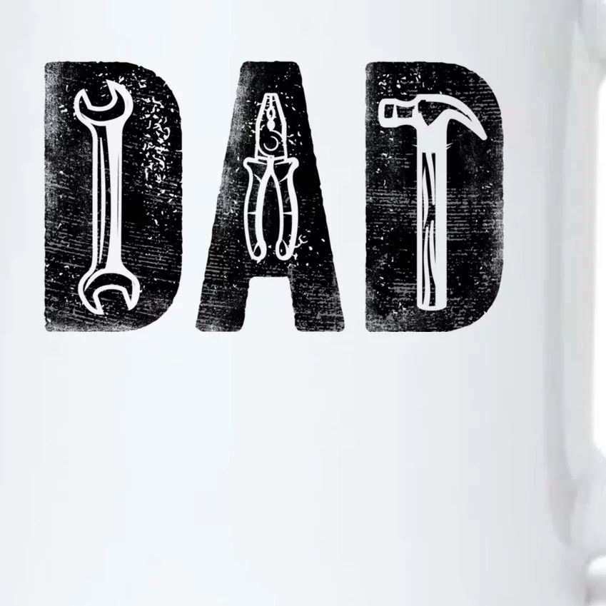 Mechanic Dad Classic Bold Font FatherS Day Repairman Daddy Black Color Changing Mug