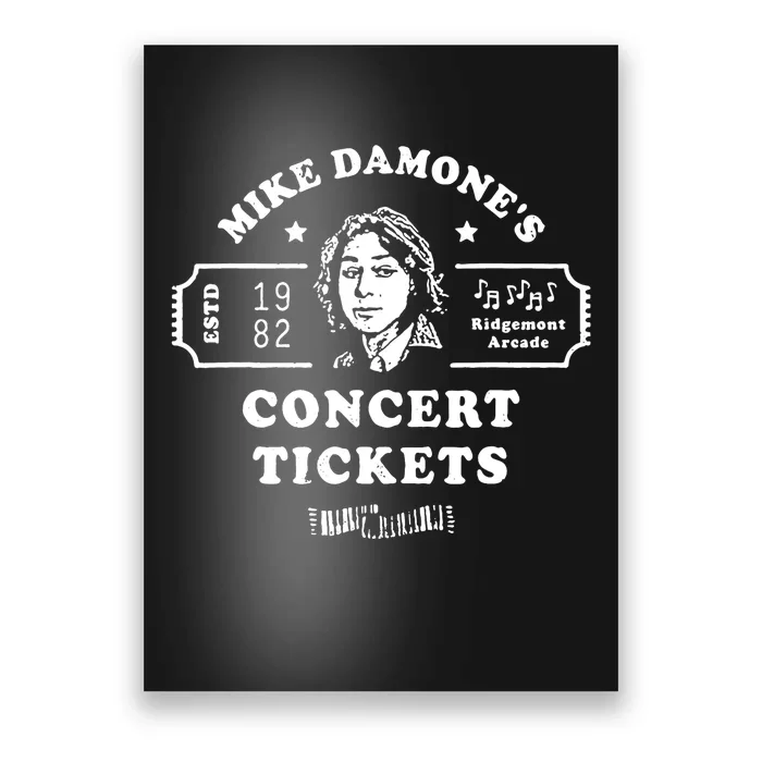 Mike Damones Concert Tickets Apparel Poster