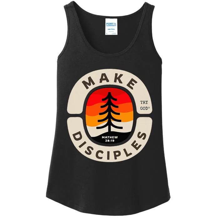 Make Disciples Christian Bible Verse Matthew 281820 Ladies Essential Tank