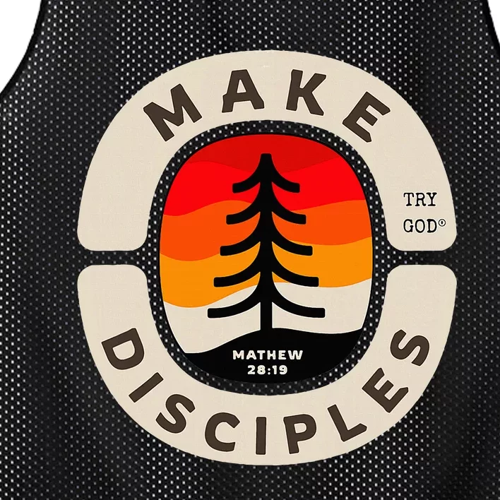 Make Disciples Christian Bible Verse Matthew 281820 Mesh Reversible Basketball Jersey Tank