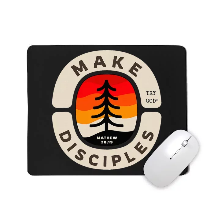 Make Disciples Christian Bible Verse Matthew 281820 Mousepad