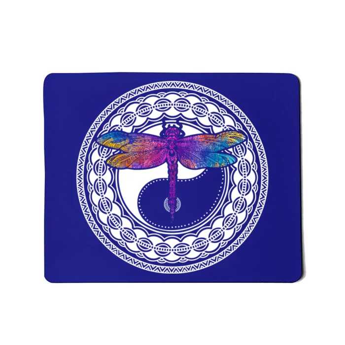 Mandala Dragonfly Cute Gift Magical Dragonflies Yin Yang Yoga Great Gift Mousepad