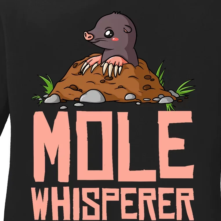 Mole Day Chemistry Hunter Chemist Ladies Long Sleeve Shirt