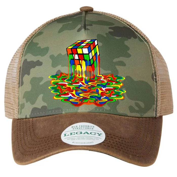 Melting Down Cube Legacy Tie Dye Trucker Hat