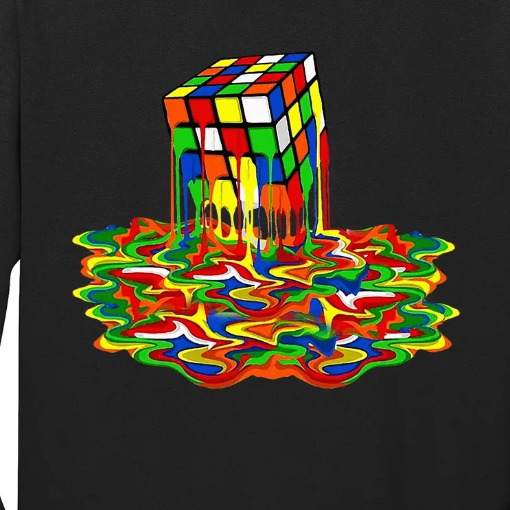 Melting Down Cube Long Sleeve Shirt