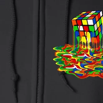 Melting Down Cube Full Zip Hoodie