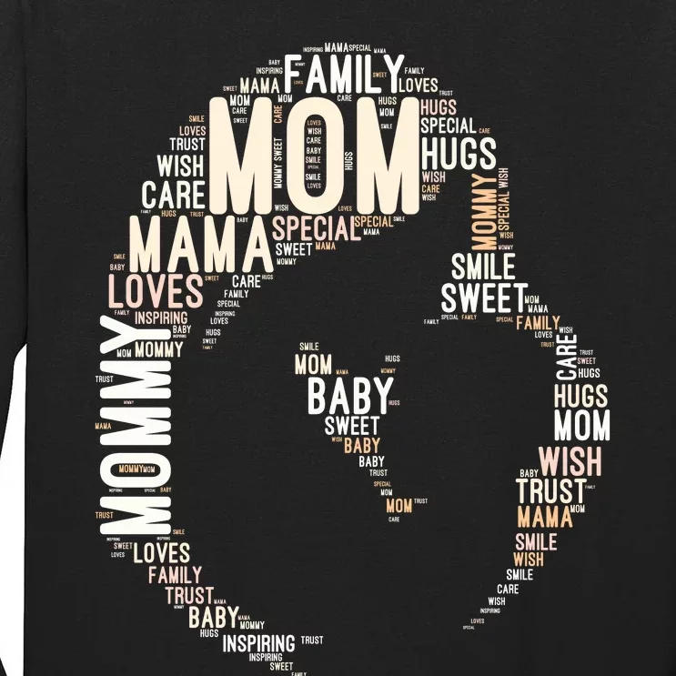 MotherS Day Celebration Mom And Baby Love Tall Long Sleeve T-Shirt